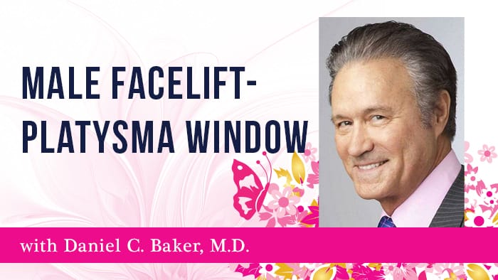 Male Facelift-Platysma Window